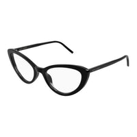 SAINT LAURENT Irregular Shape Eyeglass Frames Women's Black