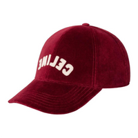 CELINE Baseball Cap In Cotton Velvet