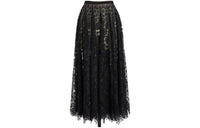 DIOR Casual Long Skirts Women's Black