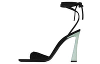 SAINT LAURENT Paz One-Strap Sandals 10.5cm Women's Black