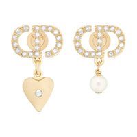 DIOR Metal Earrings Women's Gold
