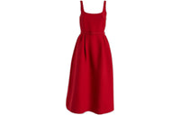 DIOR Belted Waist Sleeveless Dress