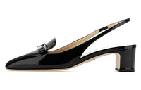 PRADA Block Heel High Heels 4.5cm Women's Black