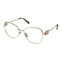 MIU MIU Metal Irregular Shape Eyeglass Frames Women's Gold