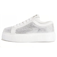 MIU MIU Low-Top Skateboard Shoes Women's White