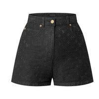 LOUIS VUITTON Monogram Jacquard Denim Shorts
