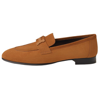 HERMES Paris Loafers Women's Brown