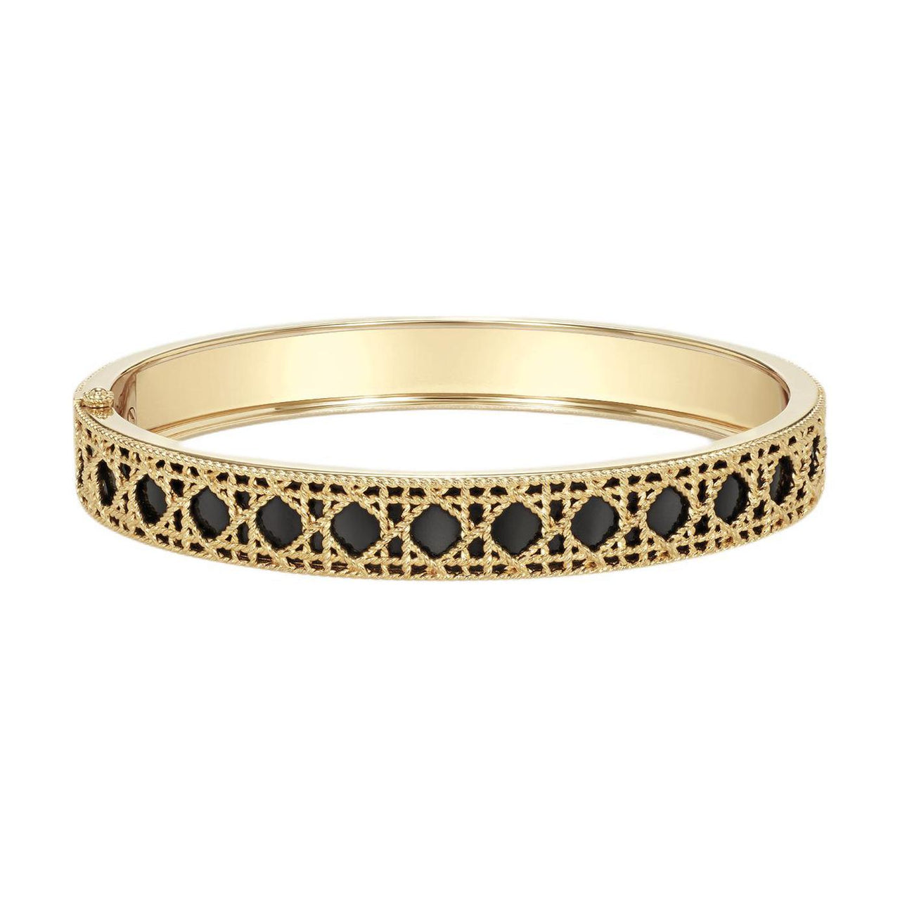DIOR 18K Gold Coated 18K White Gold Bracelets Unisex Gold