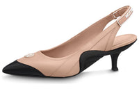 LOUIS VUITTON Archlight 1.0 Slim Heel High Heels 5.5cm Women's Brown