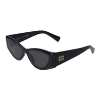 MIU MIU Acetate Cat Eye Sunglasses Women's Black