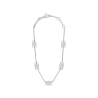 CELINE Triomphe Mini Triomphe Bracelet In Brass With Rhodium Finish