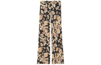 SAINT LAURENT Floral-print Flared Trousers