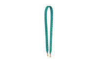 HERMES Zigzag Canvas With Swift Calfskin Bag Straps Women's Green