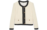 SAINT LAURENT FW21 Jacket Women's Ivory White