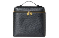 Loro Piana ExtraPocket Ostrich Leather Backpack Women's Black