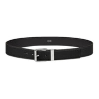DIOR Calfskin Leather Belts Men Black -