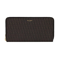 SAINT LAURENT Monogramme Polyurethane Wallet Regular Men's Brown
