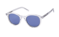 SAINT LAURENT Acetate Oval Sunglasses Unisex Transparent