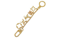 LOUIS VUITTON Gold-Plated Keychains Women's Gold