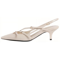 MIU MIU Slim Heel High Heels 5.5cm Women's Ivory