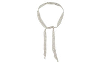 SAINT LAURENT Silk Scarves Unisex White