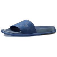 LOUIS VUITTON Waterfront Abrasion-Resistant Slide Slippers Men's Blue