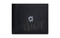DIOR Grained Calfskin Wallet Men's Black