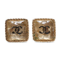 CHANEL 2000s Cc Stud Earrings