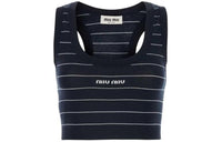 MIU MIU Tank Tops Women's Blue
