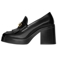 CELINE Chunky Heel High Heels Women's Black