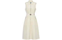PRADA Belted waist Midi Dress