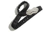 CHANEL Leather Belts Women's Black