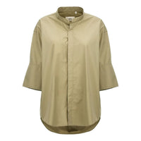 AMI Three-quarter Sleeve Shirt 'Green' USH218-CO0063-317