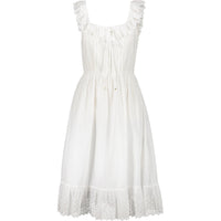 CELINE Sleeveless Dress Women's White