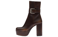 MIU MIU Ankle Boots 11cm Women's Brown