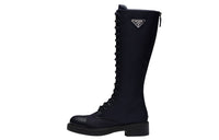 PRADA Knee-high Boots Women's Marine Blue