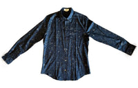 HERMES Shirts Men Dark Blue