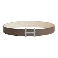 HERMES - Leather Belts Men's Umber Width: 3.8CM