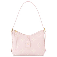 LOUIS VUITTON Carryall Calfskin Handbag, Shoulder Bag Small Size Women's Pink