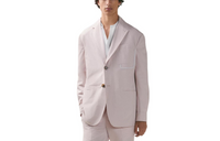 HERMES Business Suits Men Light Pink