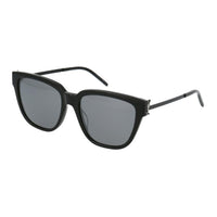 SAINT LAURENT Square Sunglasses Women's Black