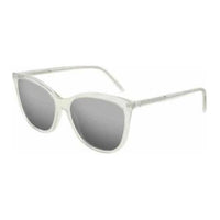 SAINT LAURENT Cat Eye Sunglasses Women's Ecru