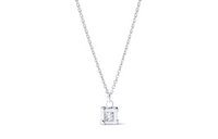 LOUIS VUITTON Les Gastons Vuitton Trunk Pendant White Gold And Diamond