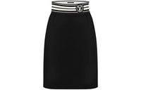 LOUIS VUITTON 1AA4C1 Lv Stripe Pencil Skirt