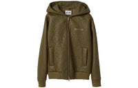 MIU MIU Leather Jackets Women's Army Green