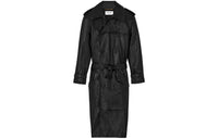 SAINT LAURENT Leather Jackets Women's Black