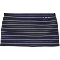 MIU MIU Casual Short Skirts Women's Blue