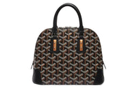 GOYARD Vendôme Canvas With Calfskin Dome Bag Handbag, Shoulder Bag Mini Women's Black