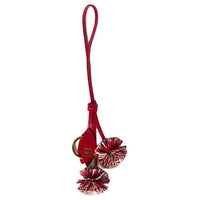 MIU MIU Calfskin Bag Accessories Women's Red & White