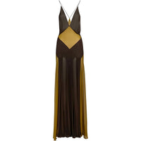 SAINT LAURENT V Neck Sleeveless Dress